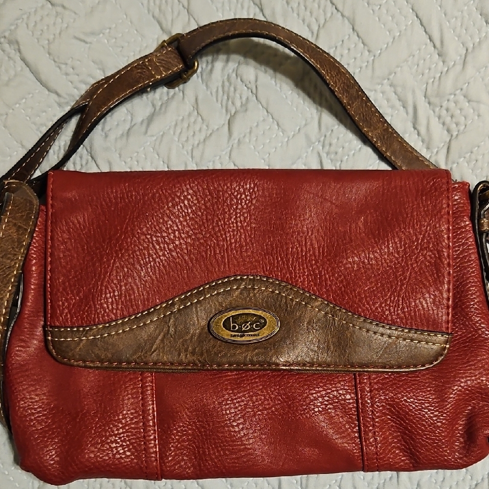 b.o.c. Red and Brown Women's Bag